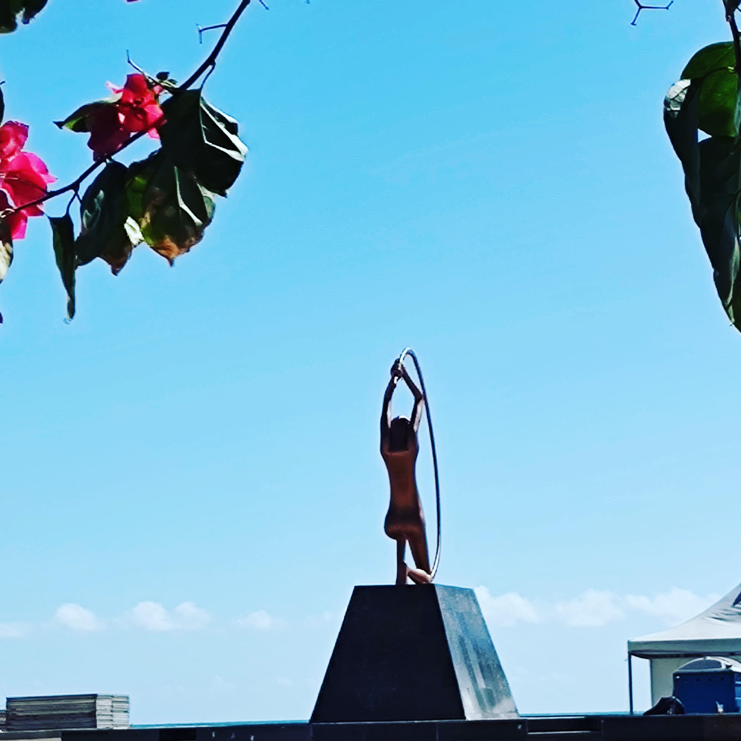 Vista da frente para praia de Iracema 