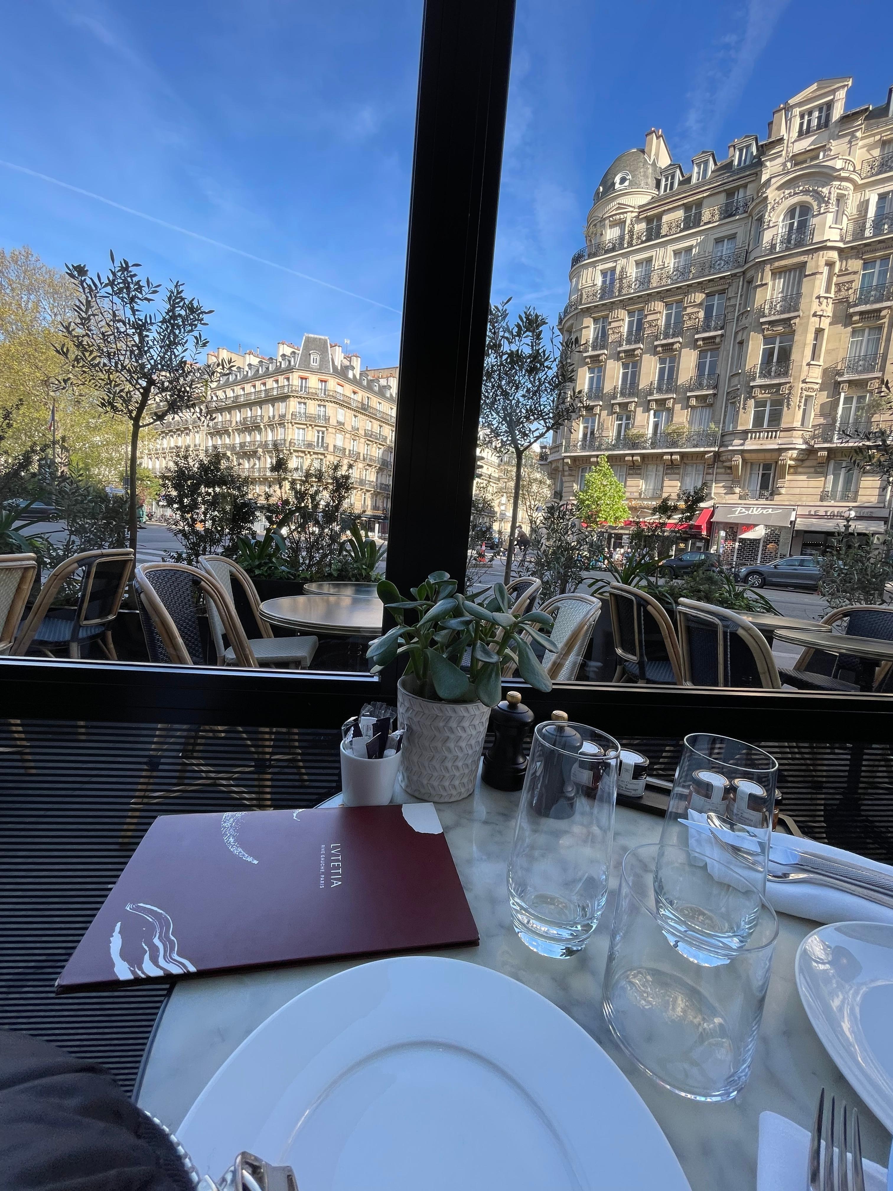 Vista do café da manhã