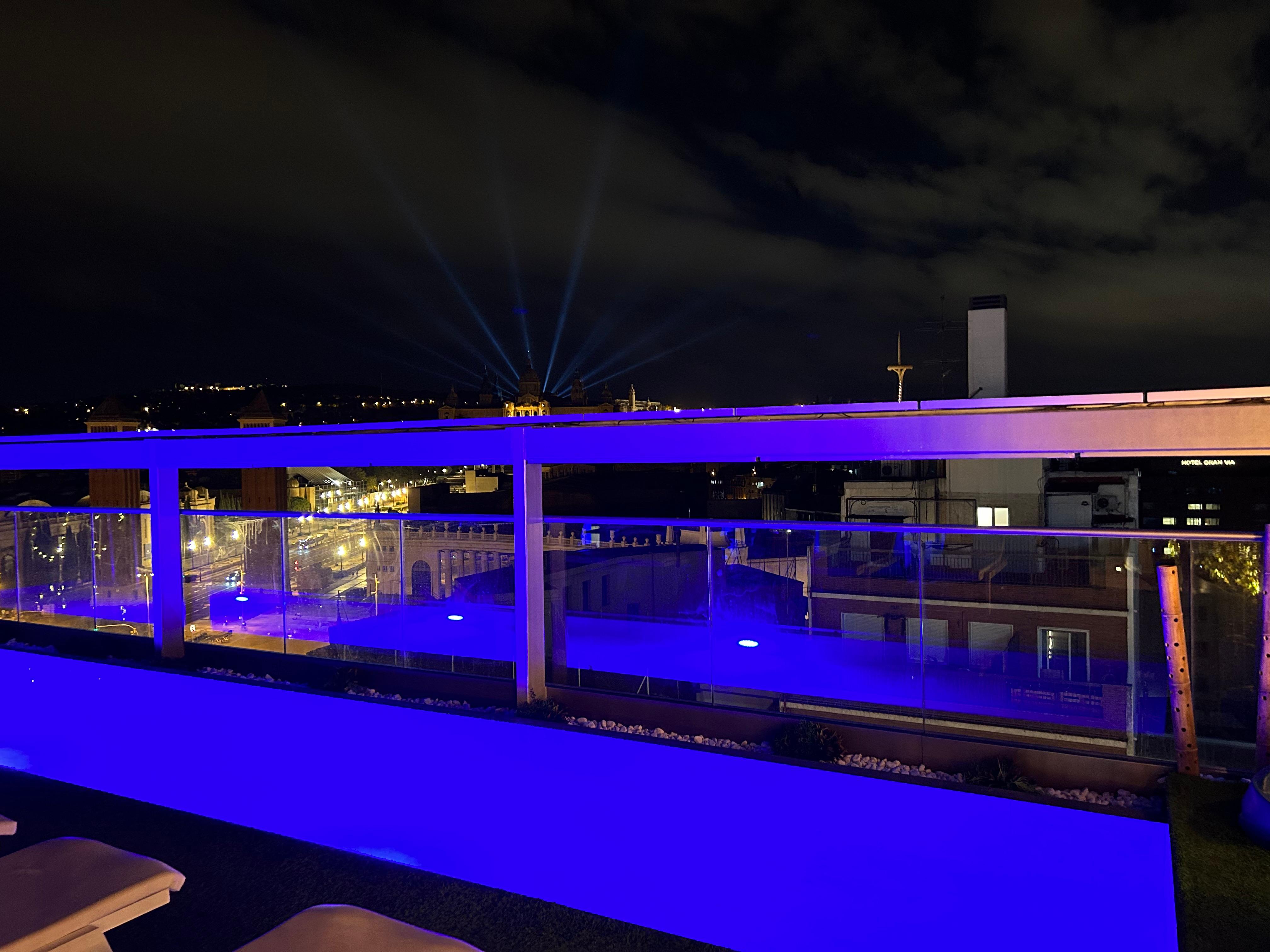 Rooftop at Night