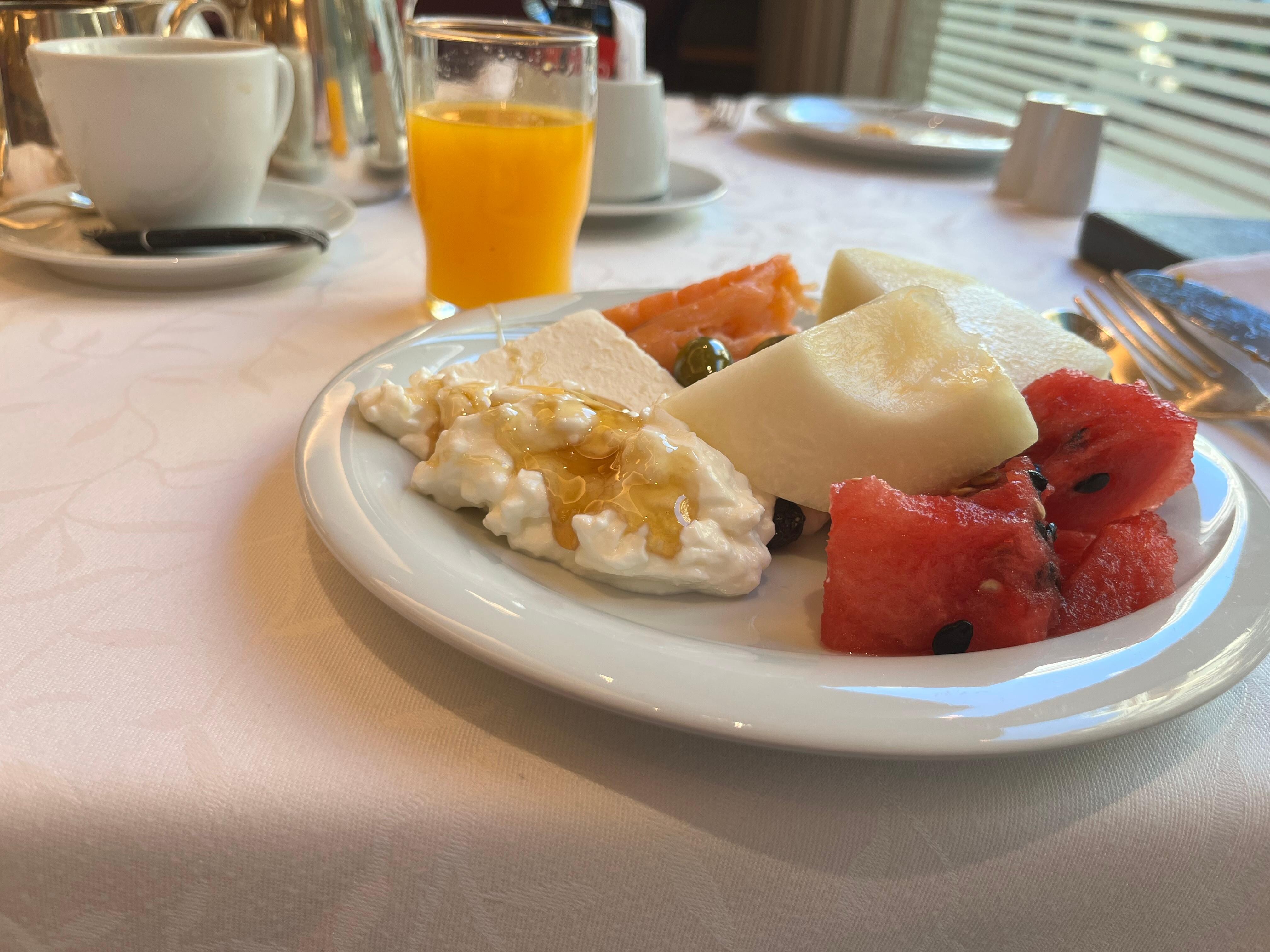 Breakfast at the Parliament restaurant