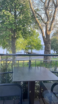 Blick aus dem Restaurant