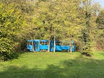 The great old classic tram serving the last bit up the hill to the hotel from town.