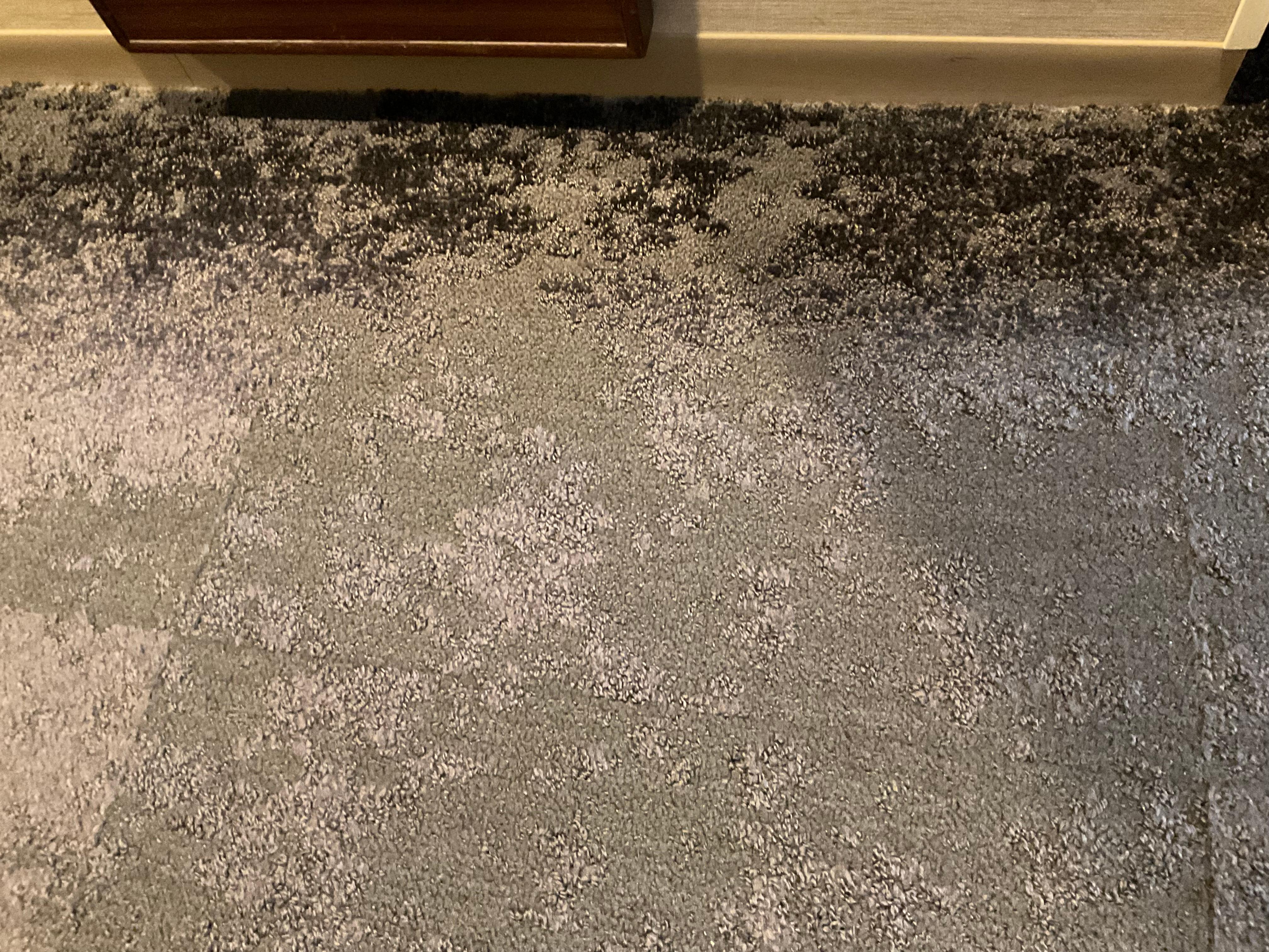 Worn off carpet 