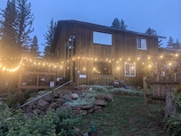 B&B at night. Quite the ambiance.