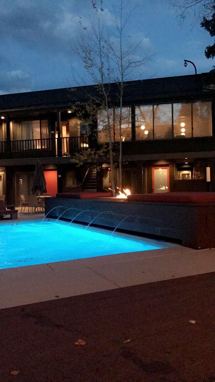 View from hot tub