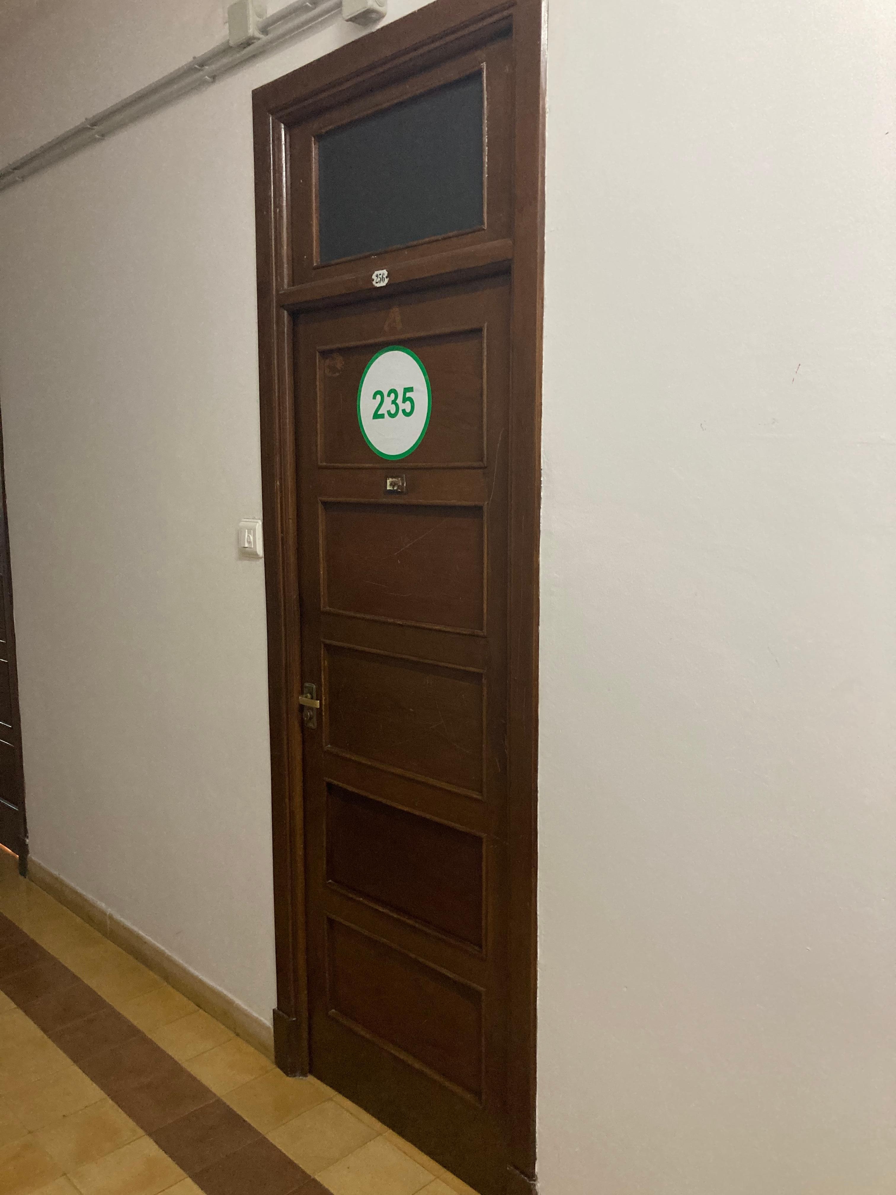 My own room for the first time in two weeks
