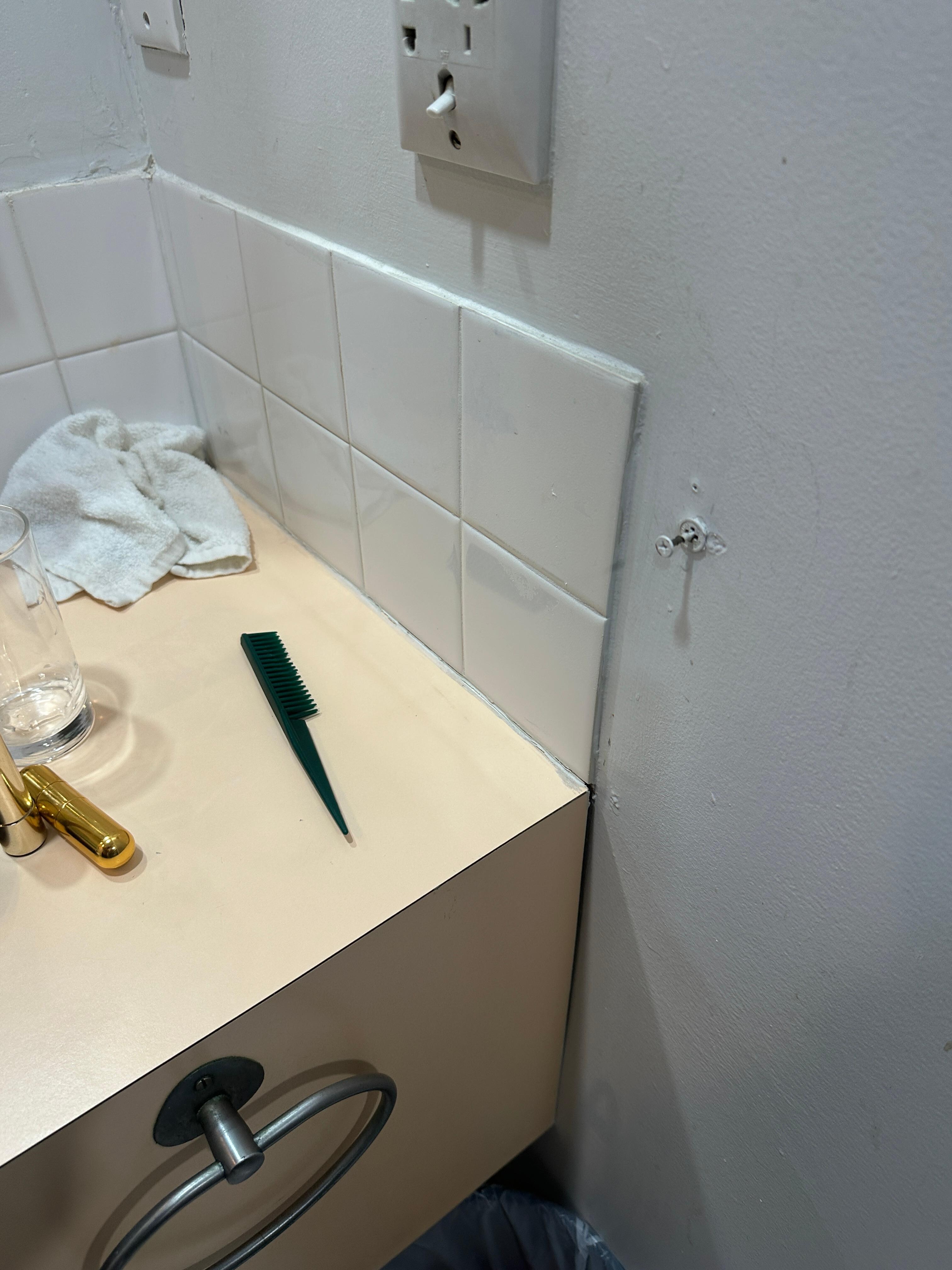 Screw for a towel rack?