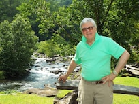 Mel relaxing at the river view!