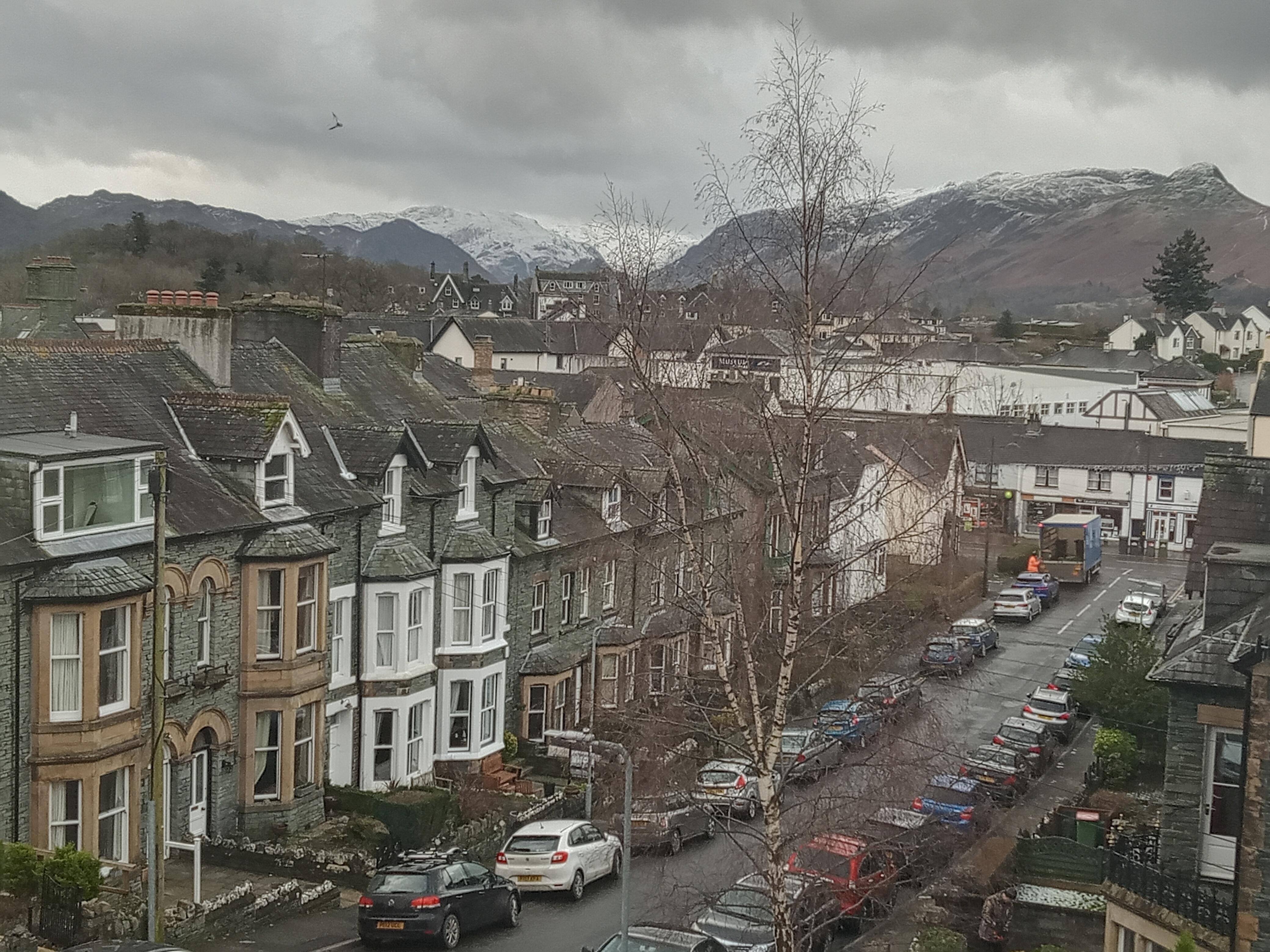 View from room 4 down to town centre