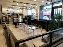 Picture of the dining area on the first floor.