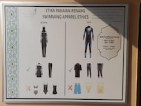 Dress code for pool users