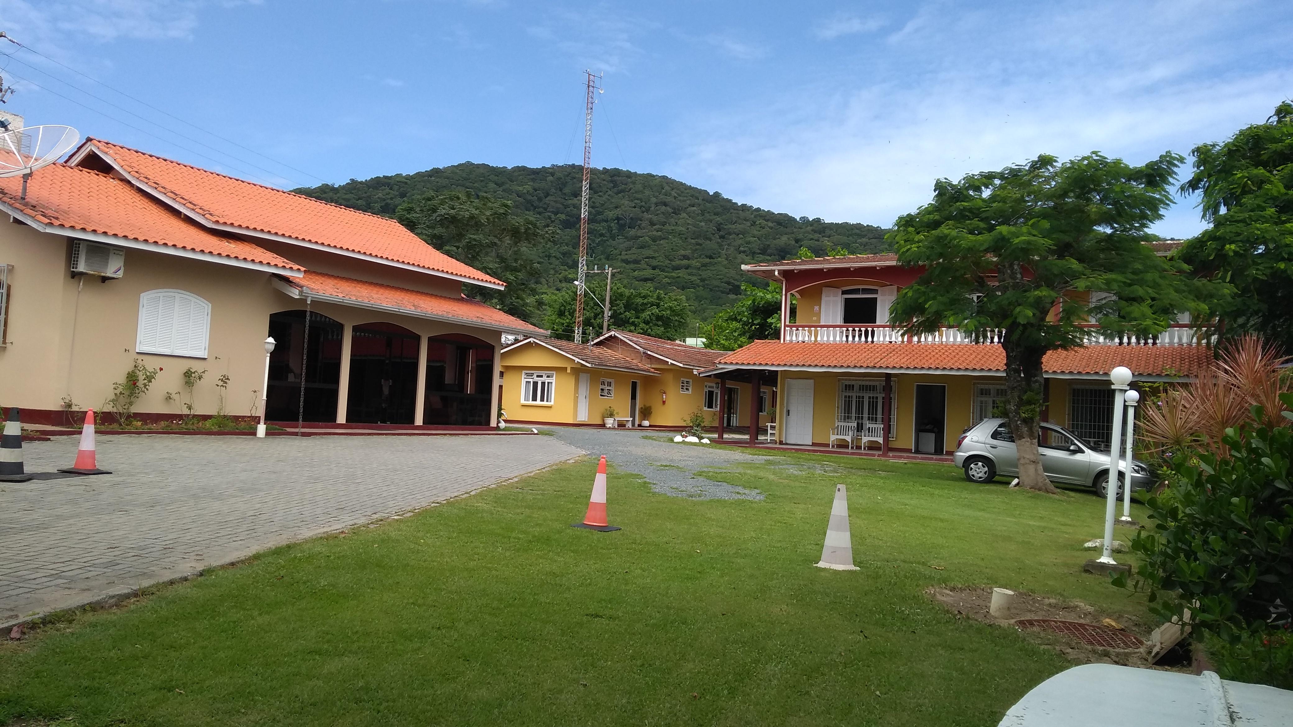 Vista desde a frente da Pousada