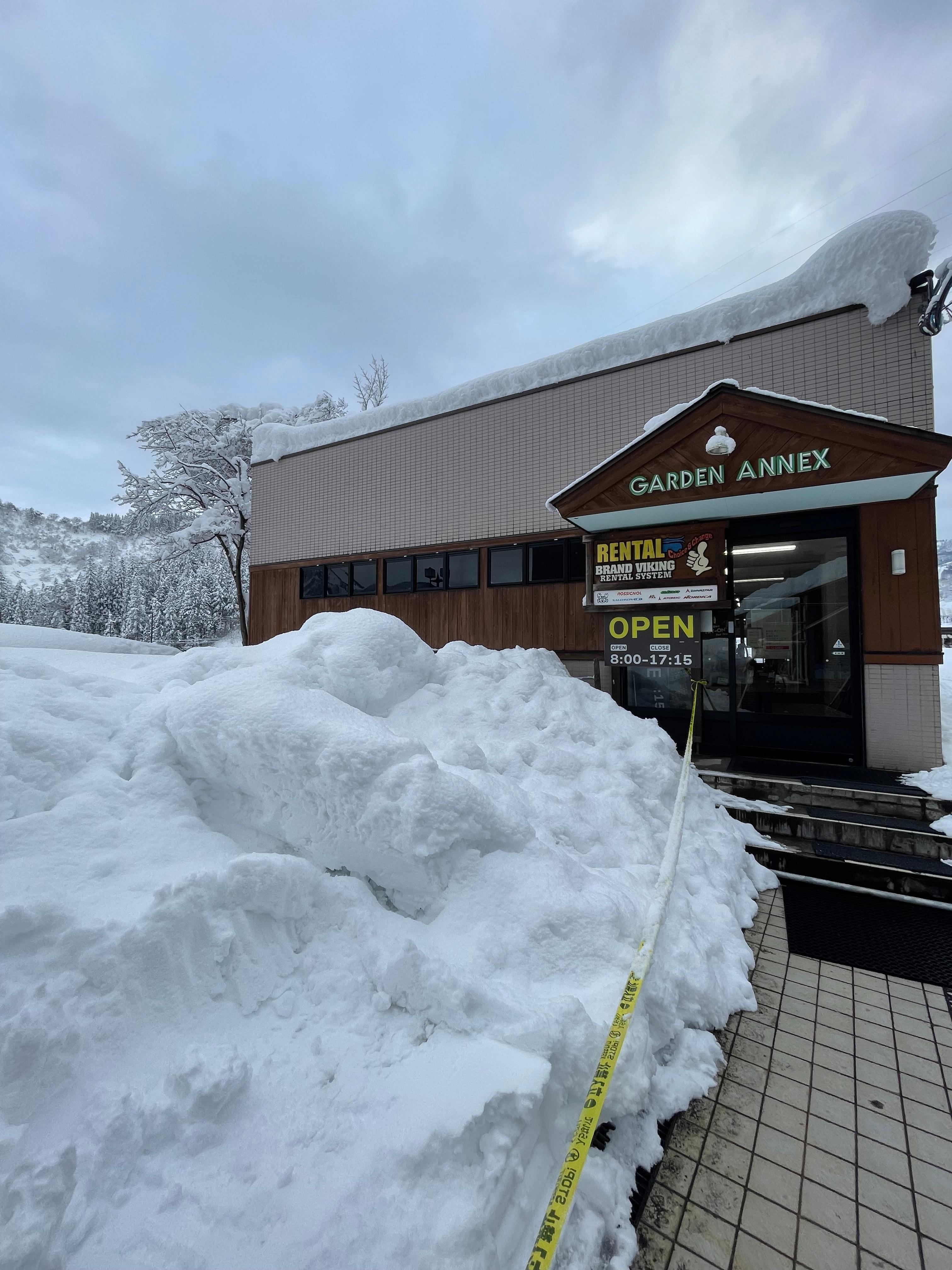 rental equipment lodge right outside the hotel