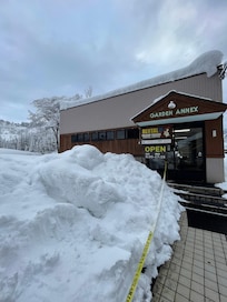 rental equipment lodge right outside the hotel