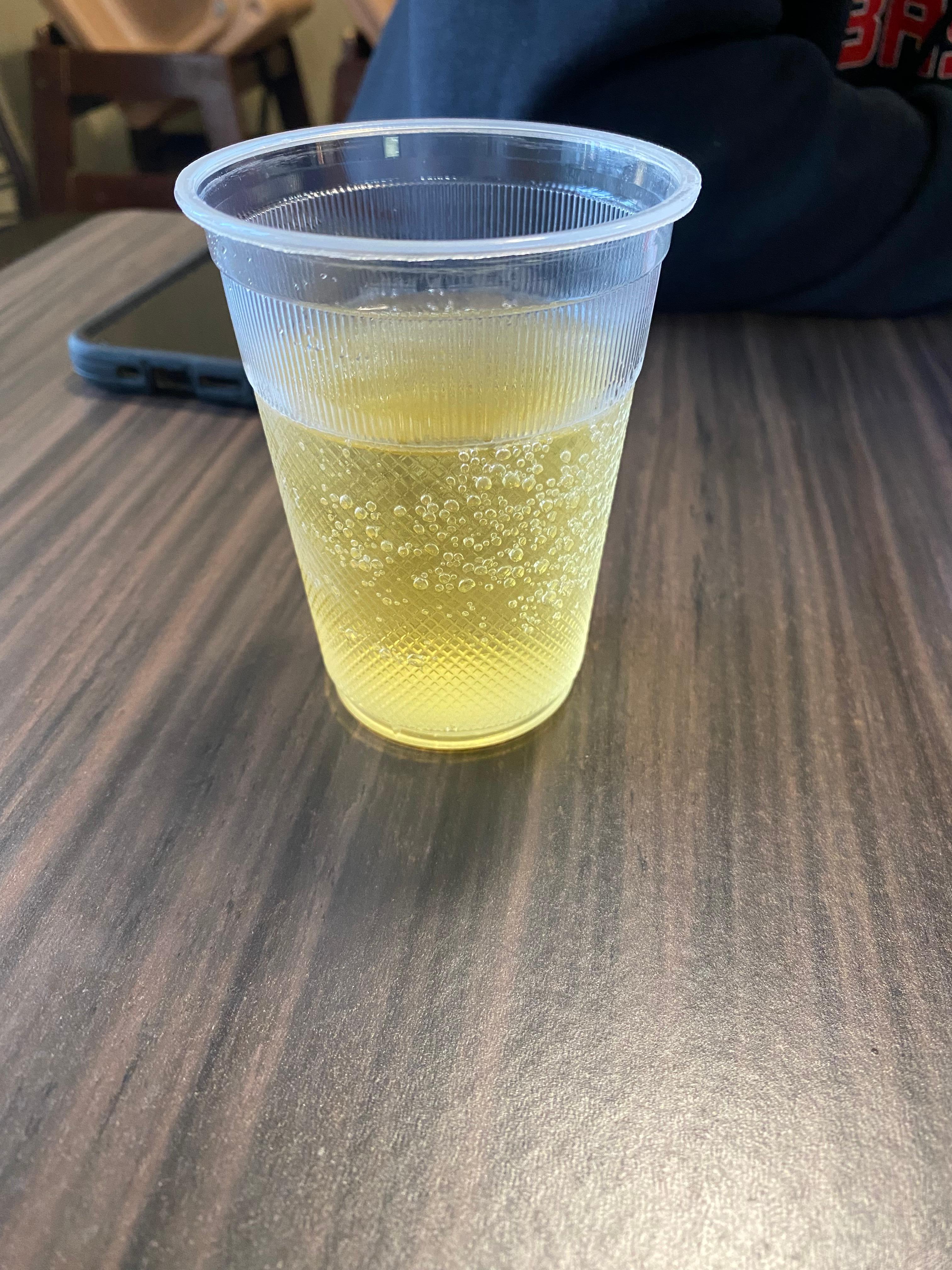 Watered down apple juice!