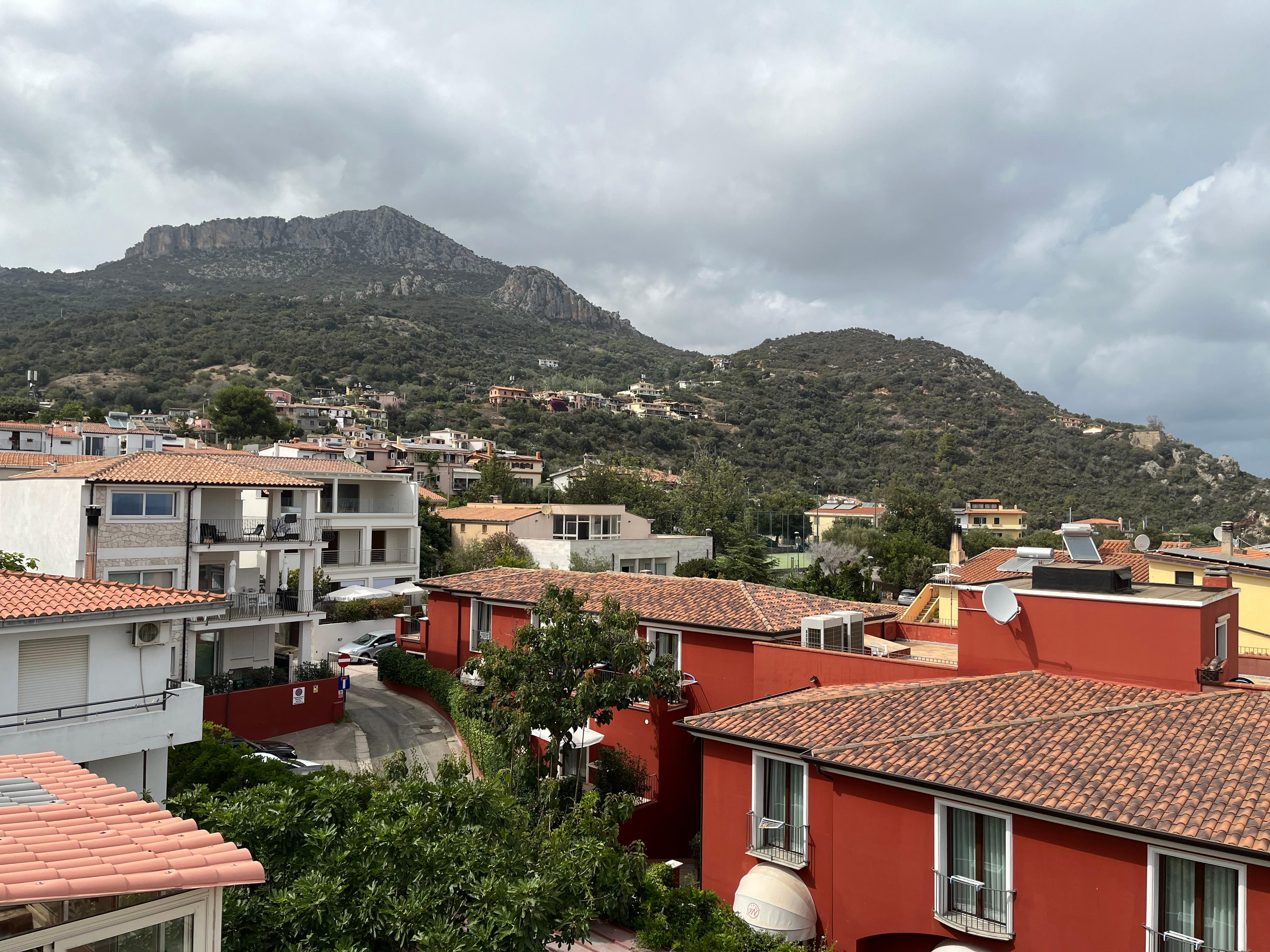 View from the room - to the montain