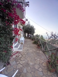 View from outside our hotel room