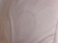 Bed sheet stain