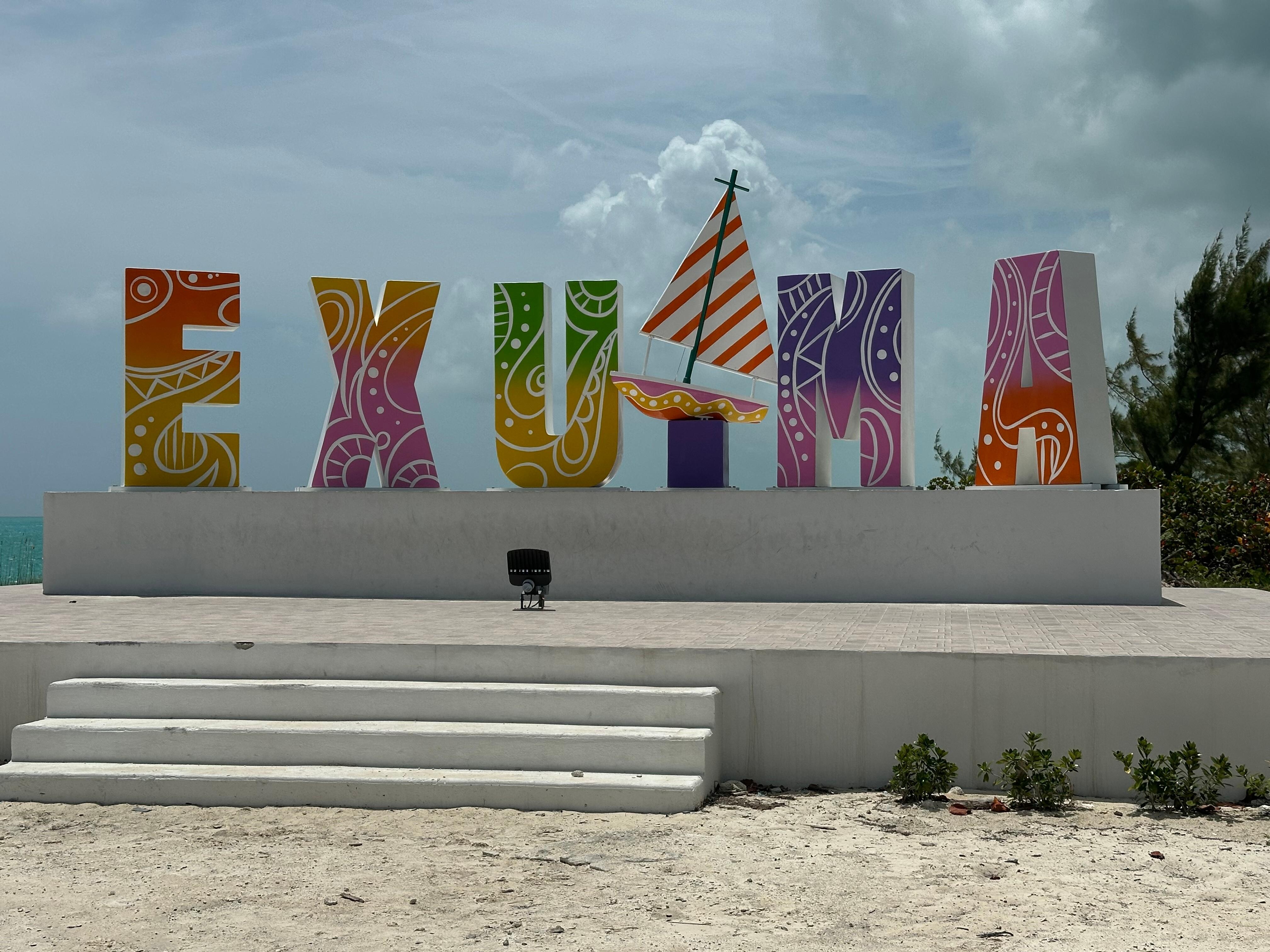 Welcome Sign near airport