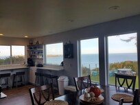 Ocean view from kitchen.