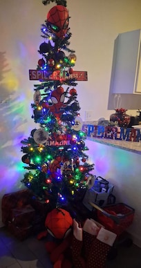 We brought and tree and made the place home for a few days