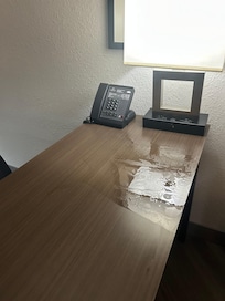 This was when the house keepers van went through my stuff and wast my body oil all over the table instead of cleaning the room