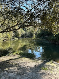 A beautiful view of the creek