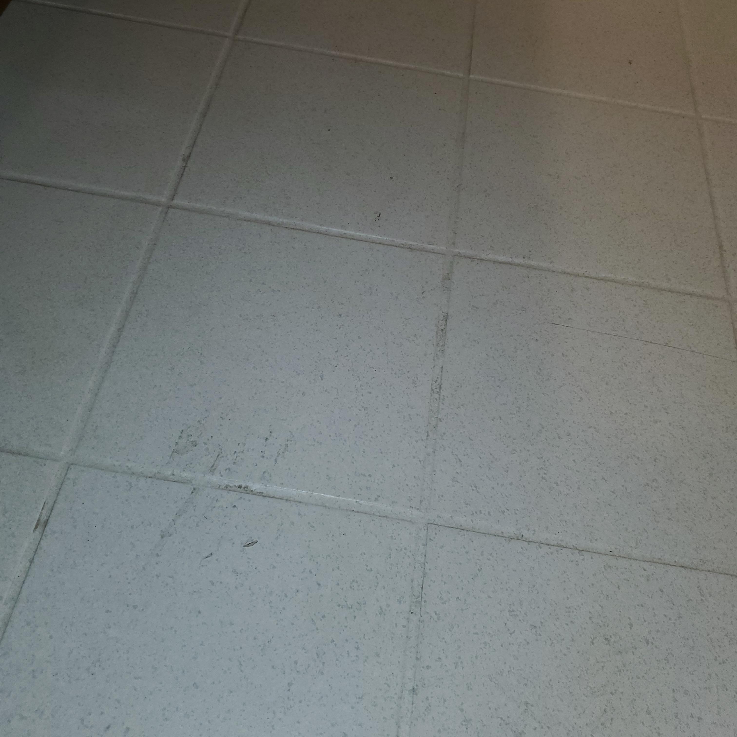 Floor was damaged 