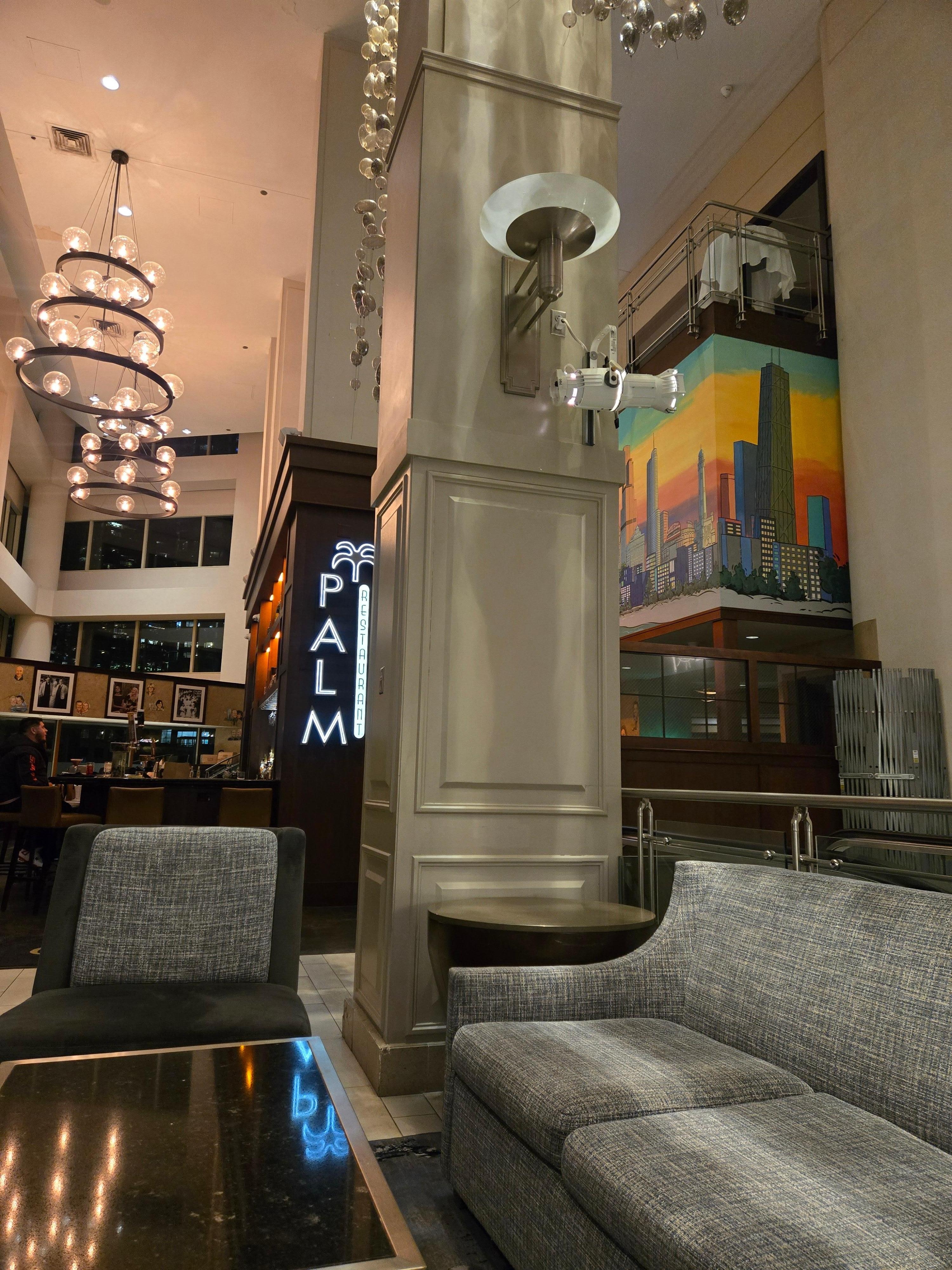 Palms resturant in the hotel... I don't recommend at all!