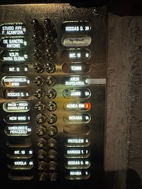 Ring the door bell to get let in.