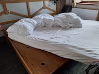 Holzbrett statt Lattenrost