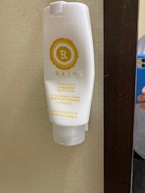 Soap at bathroom sink