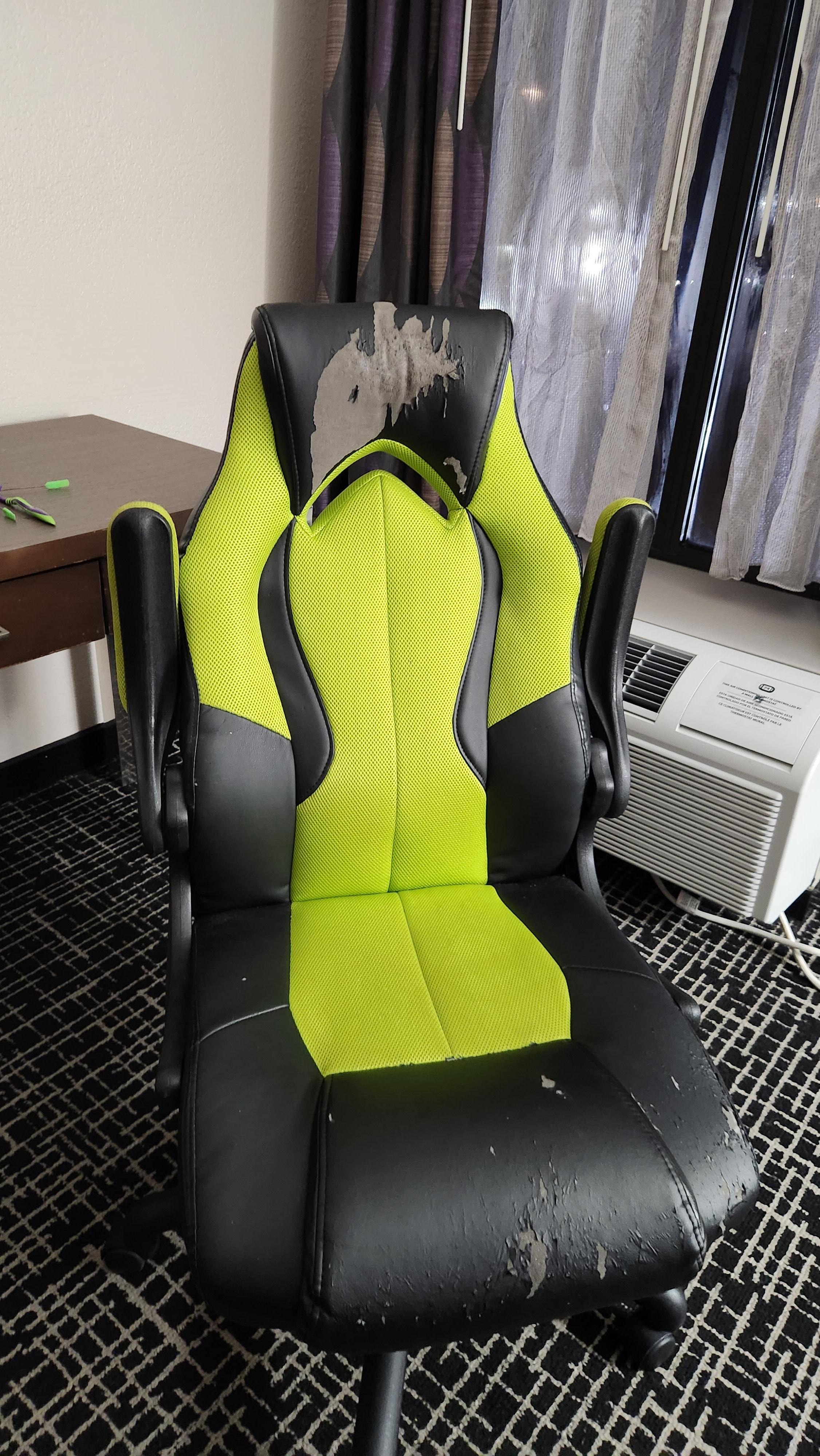 Furniture is old.  Needs replacement. 