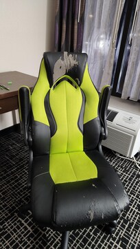 Furniture is old. Needs replacement.