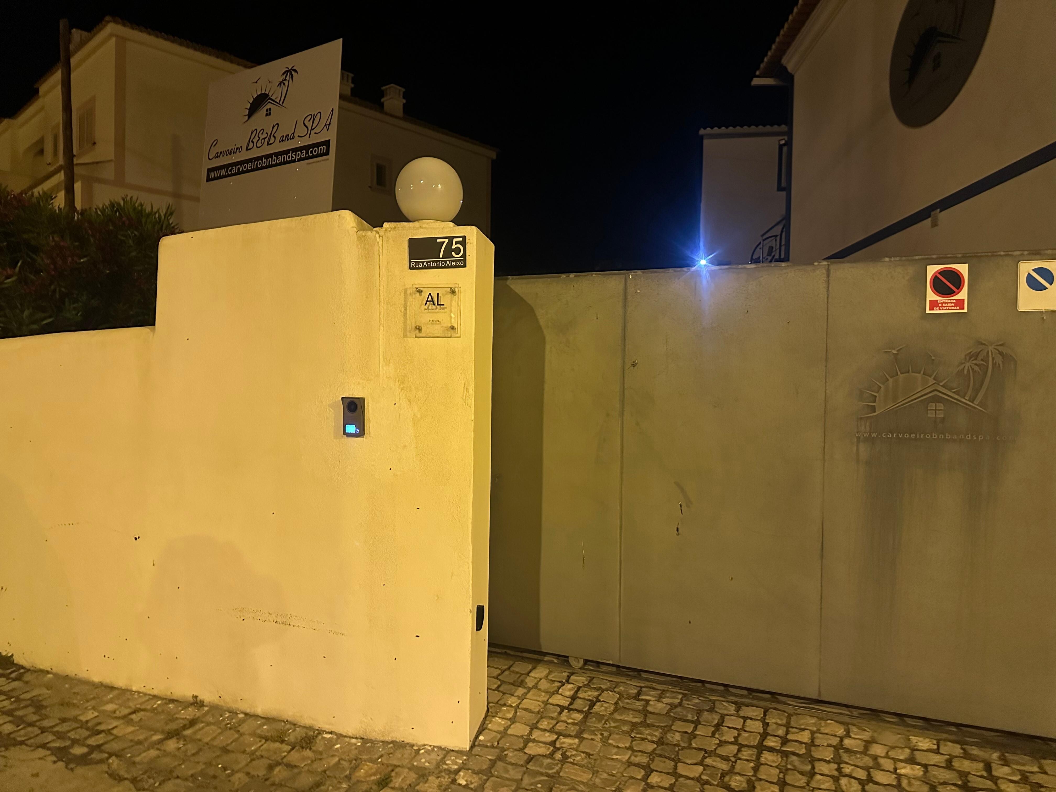 Entrance from outside