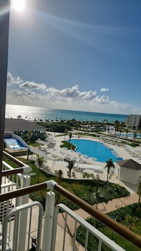 View from our balcony