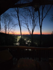 Amazing view of the slopes from the living room