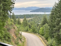 View of the lake