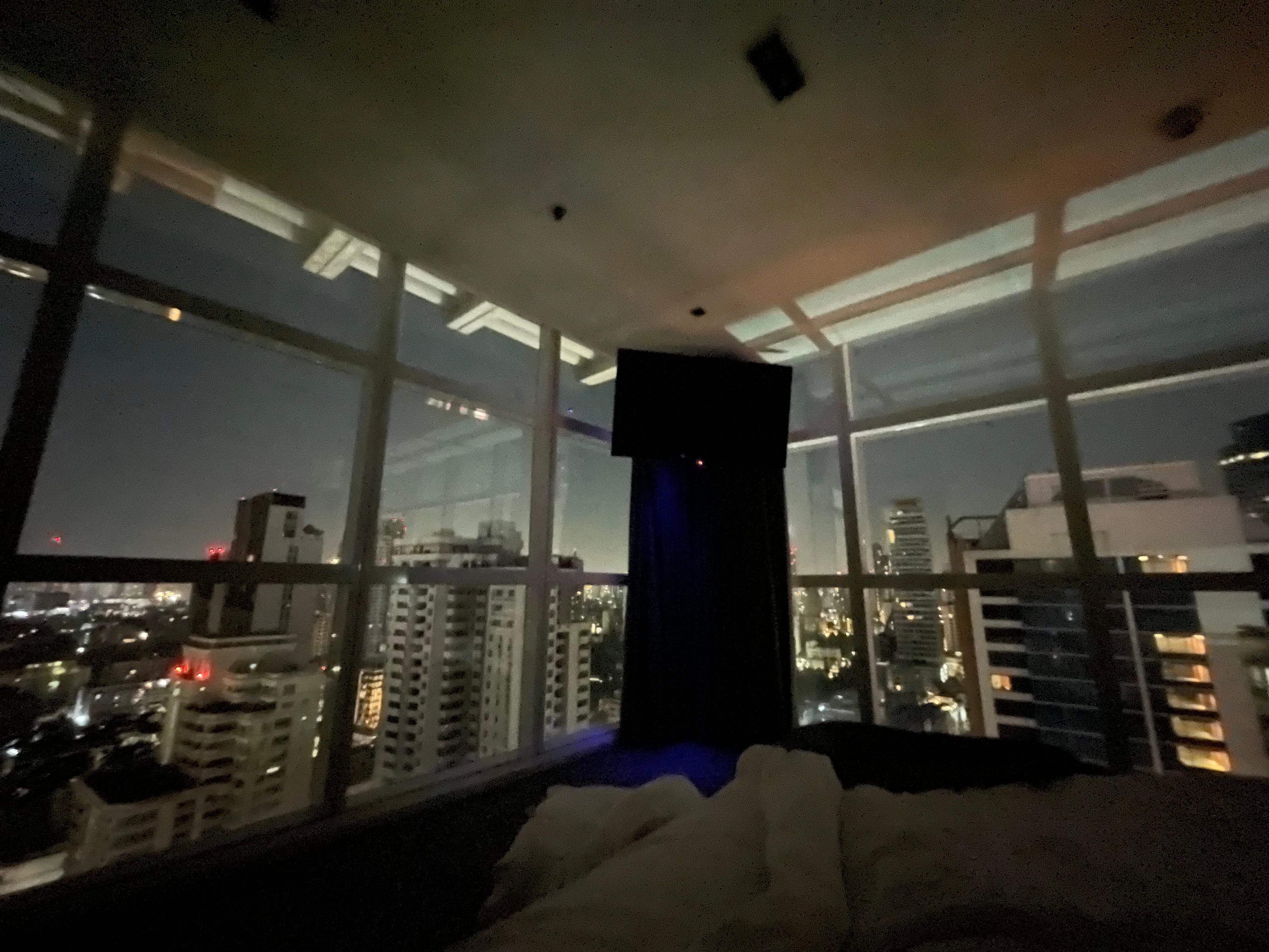 Our view from bed at 5:30 am