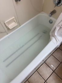 Tub never drained