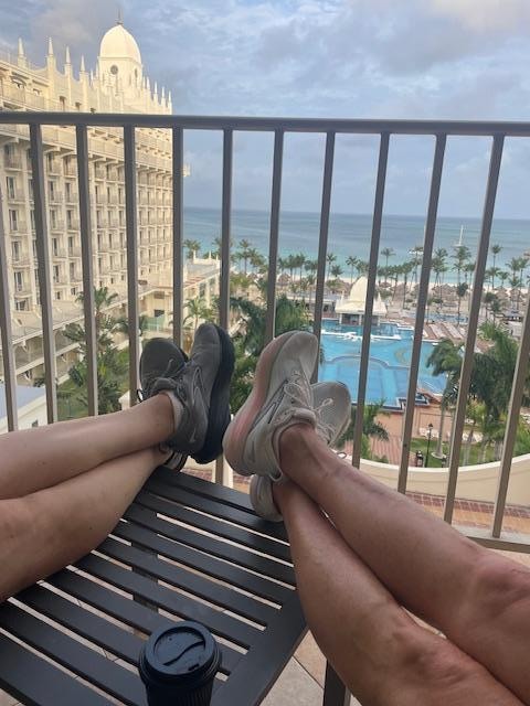Morning tea view