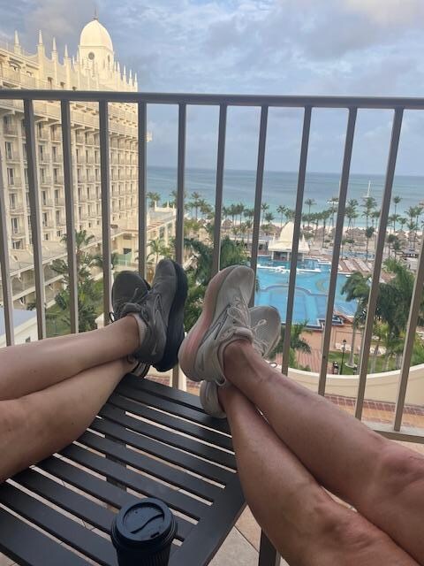 Morning tea view