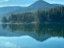 Crossing the bridge to Heron.