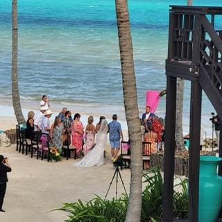 Beach pristine for wedding