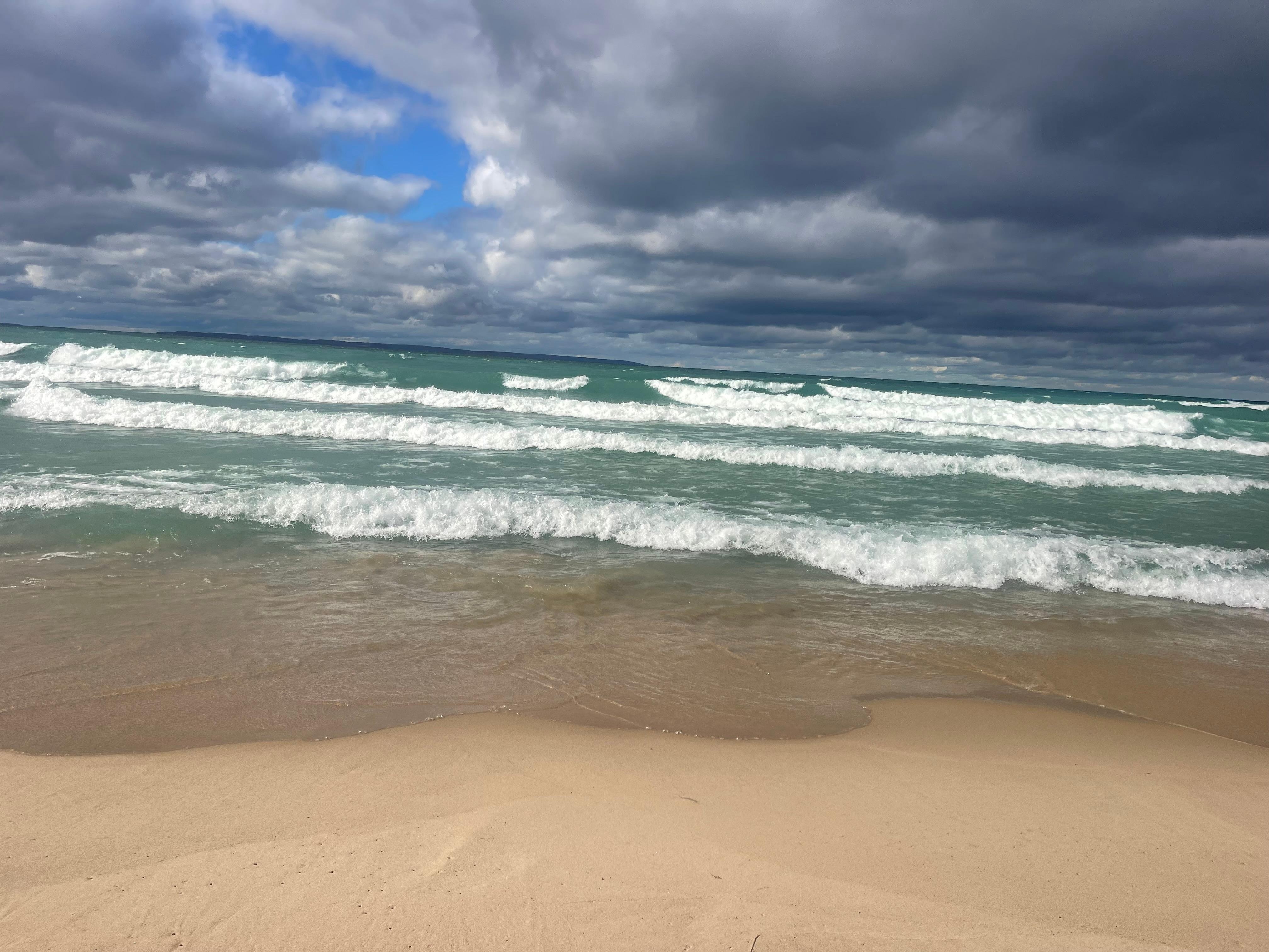 Van’s Beach right behind the shanty.  Watch the windsurfers!