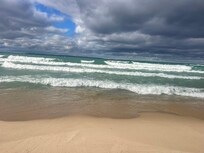 Vanâs Beach right behind the shanty. Watch the windsurfers!