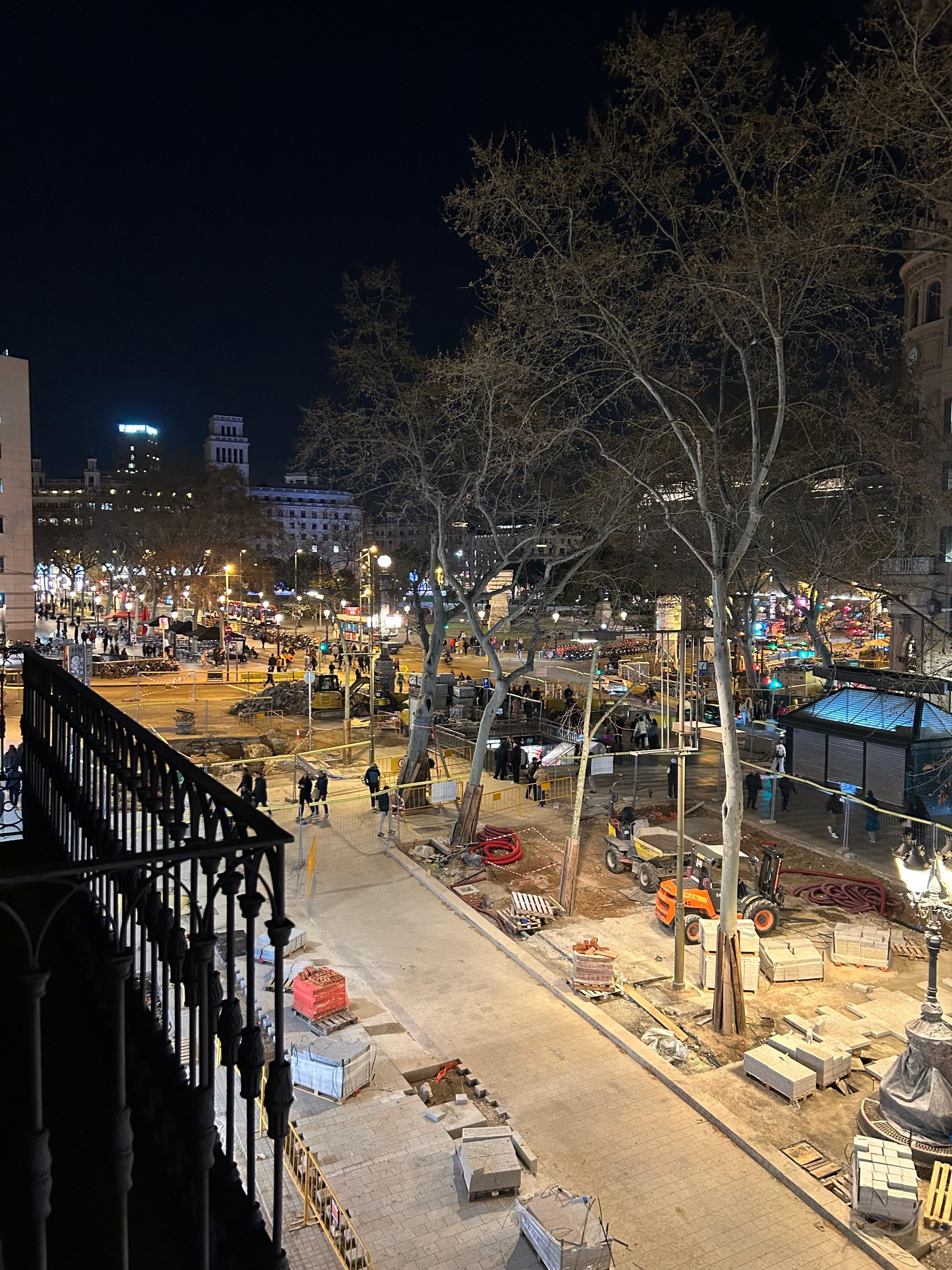 View of Barcelona from our hotel