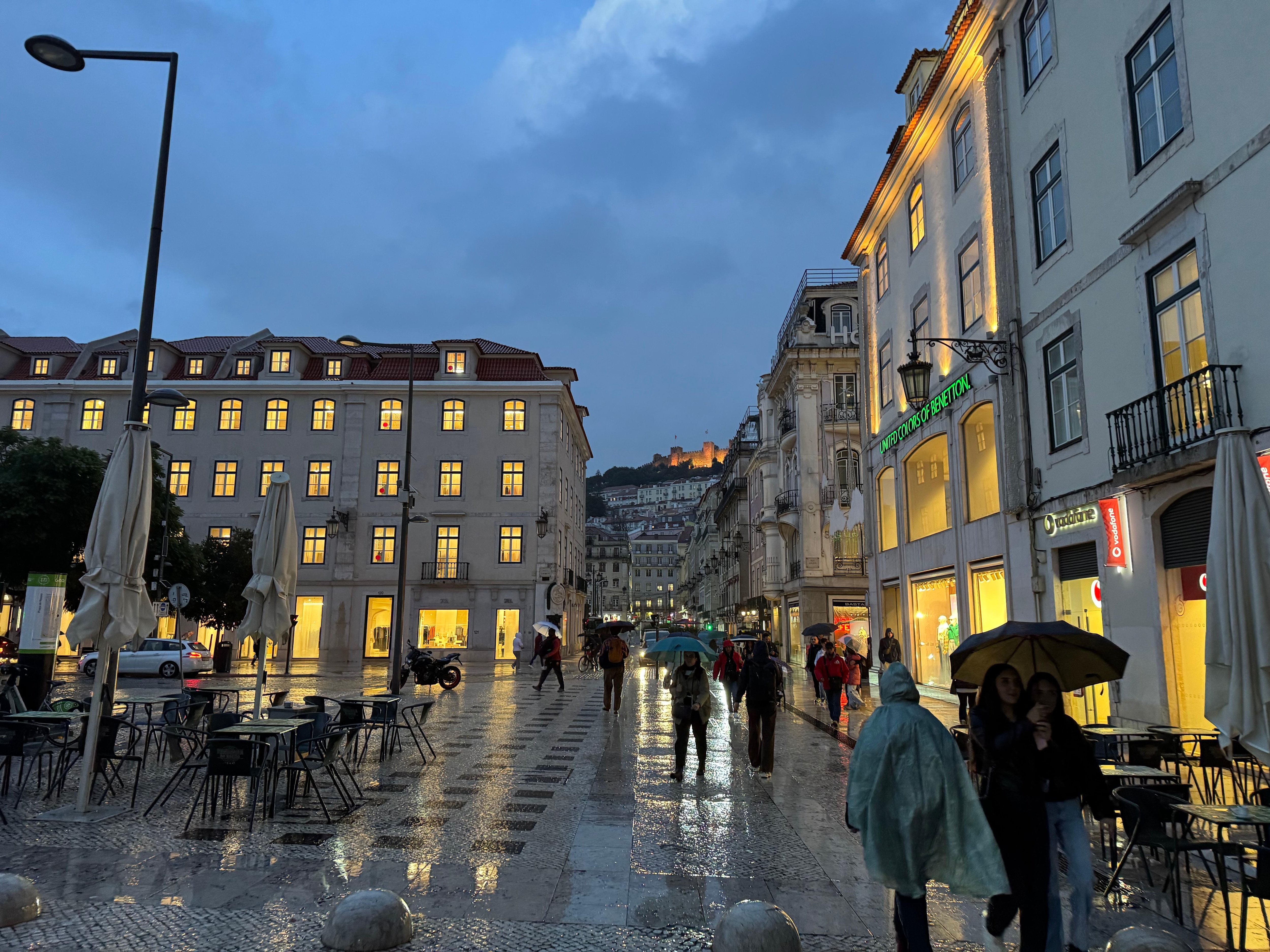 The Boulevard across from the hotel.