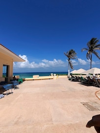 Pool area.
