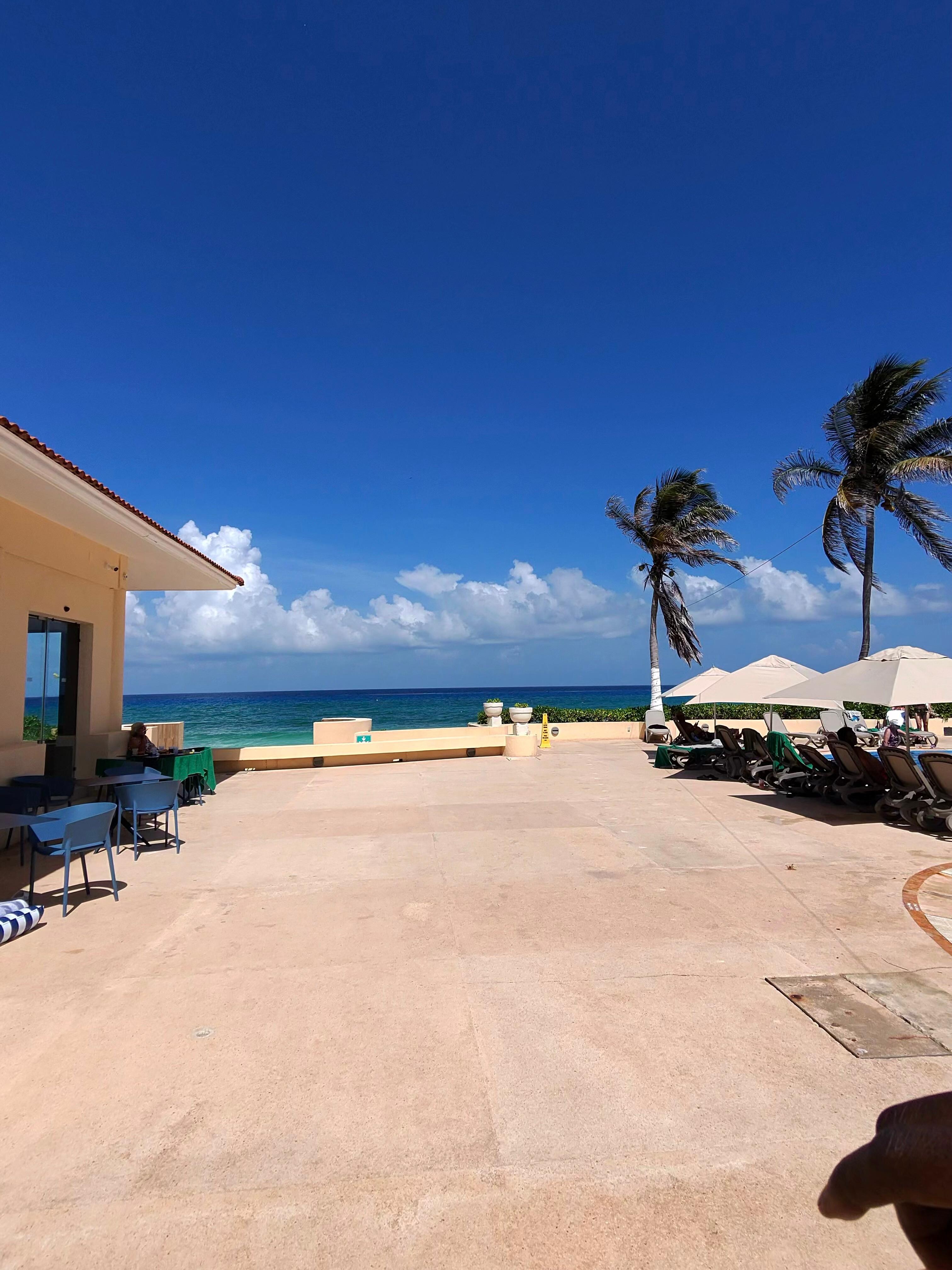 Pool area.